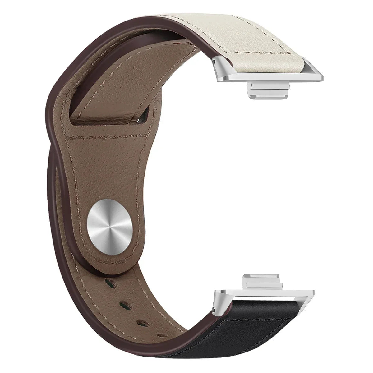 Elegantes Lederarmband für Smartwatch und Fitness Tracker-Yabubestshop