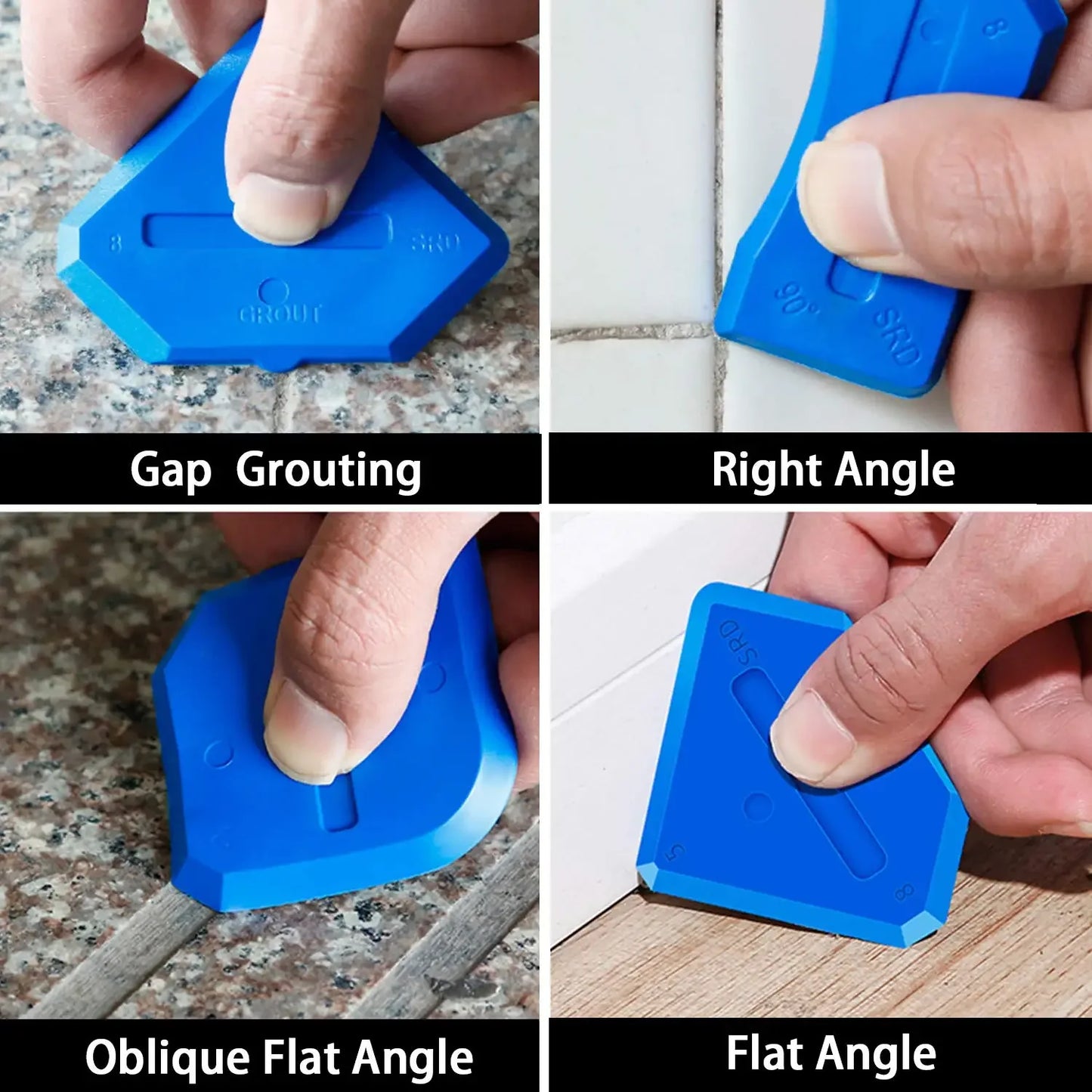 5in1 Silikon Schaber Rakel Multitool zum Kleber Entfernen und Abdichten