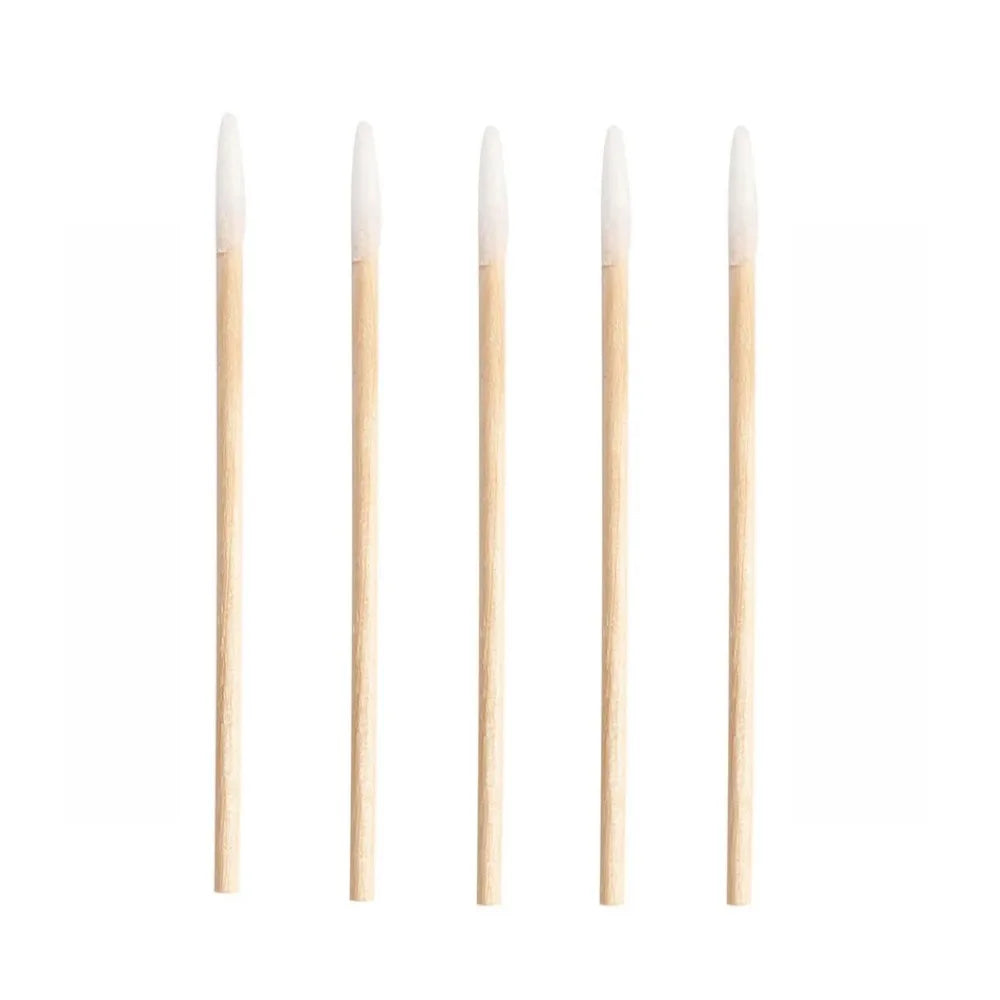 1000 Stück Baumwollstäbchen mit Holzgriff für präzise Reinigung