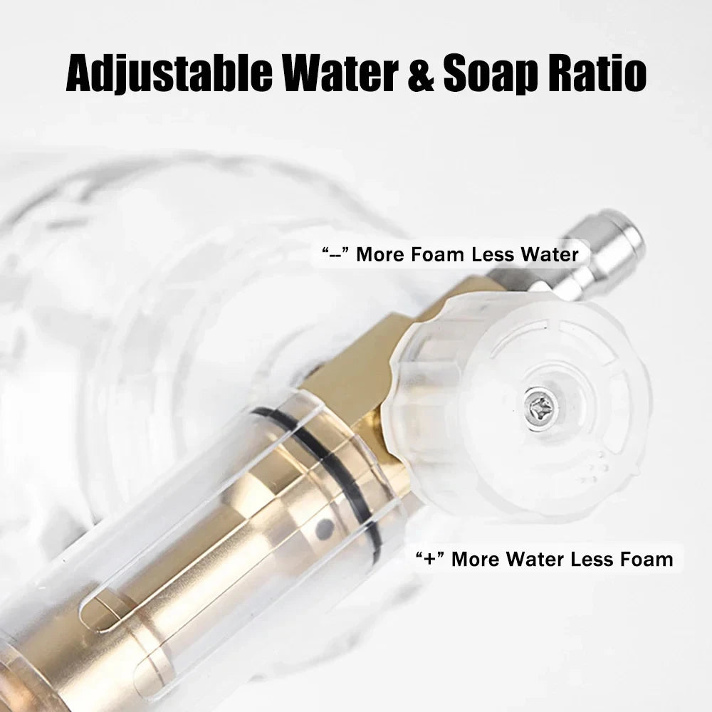 Hochdruckreiniger Schlauch mit Schnellanschluss und 5-Farben-Düse M22