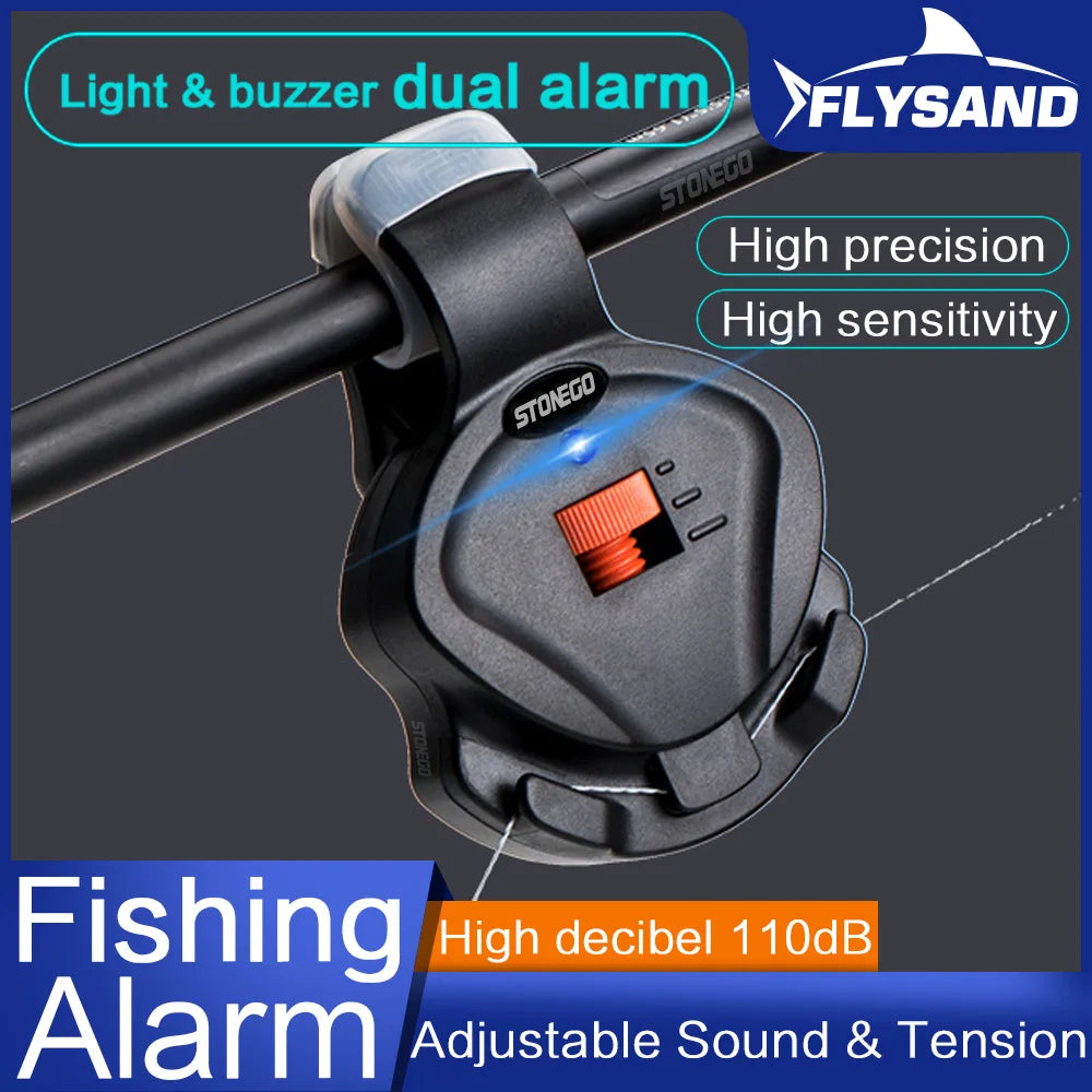 Sensibler Elektronischer Bissanzeiger Ton Alarm für Angler