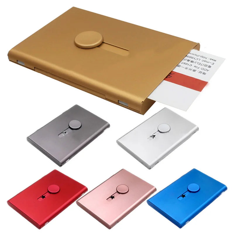 Ultradünner Aluminium Visitenkartenhalter Metall Etui praktisch elegant