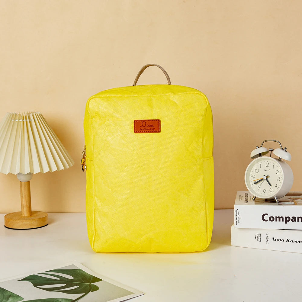 Langlebiger DuPont-Papierrucksack Unisex für Schule und Reise