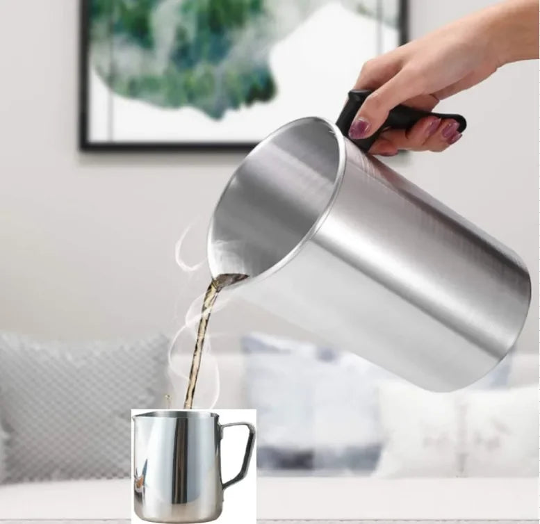 Kerze Schmelztiegel Wachs Schmelzbecher 1 2 3L Edelstahl DIY Gießkanne