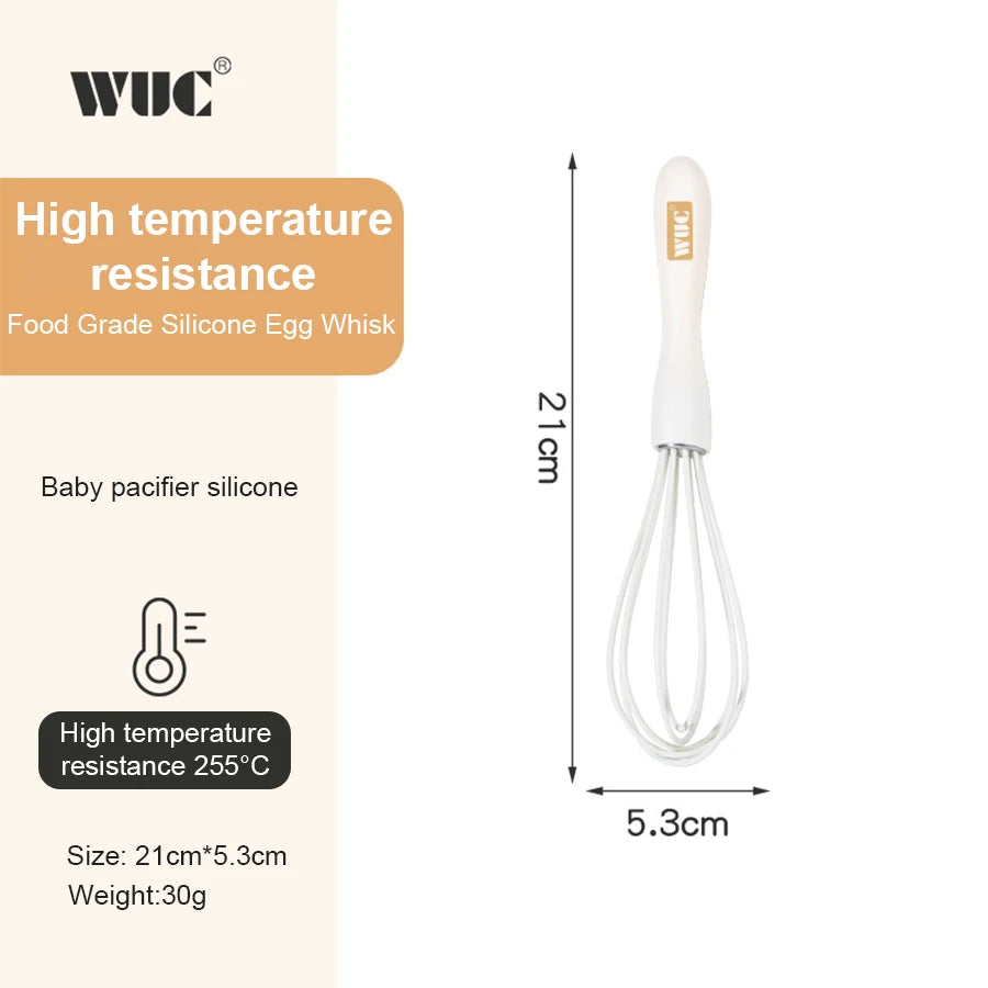 Silikon Küchen Set Spatel Schneebesen Pinsel für Backen Kochen Haushalt