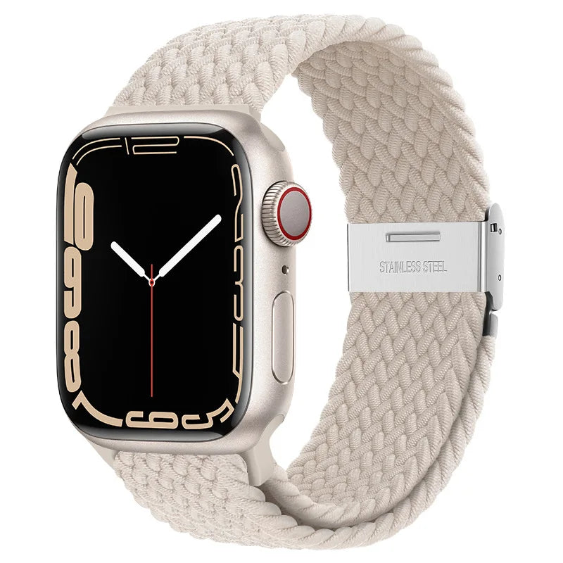Geflochtenes Silikon Uhrenarmband 38-49mm – Flexibel für Viele Modelle