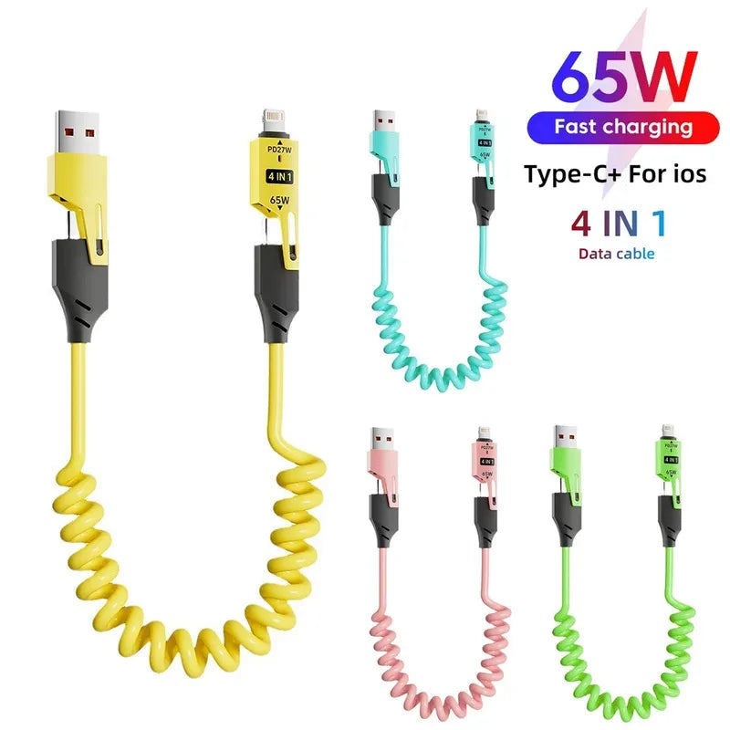 vielseitiges usb c ladegerät mit 65 w schnellladung für mobile geräte