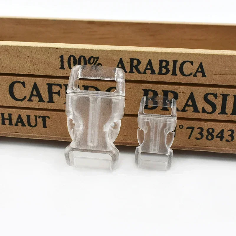 Verstellbare Kunststoff Schnallen für Paracord Armbänder und Hundehalsbänder