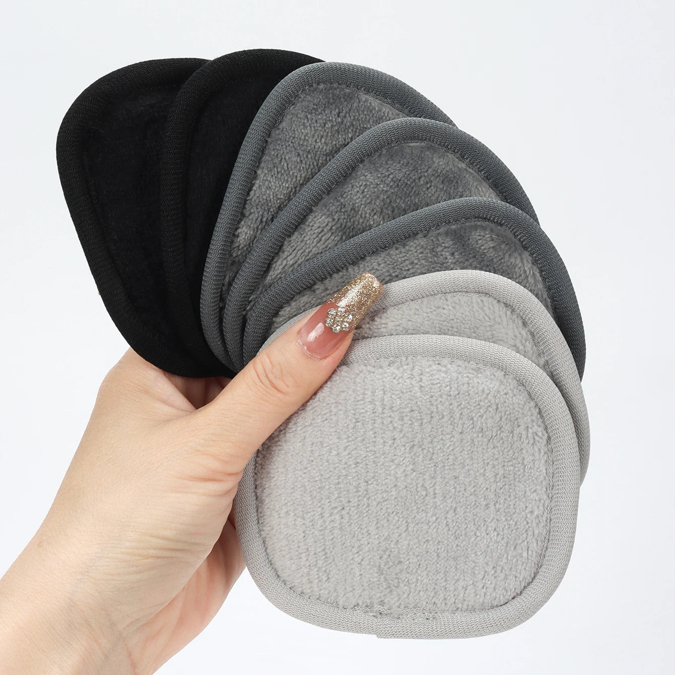 Wiederverwendbare Make up Entferner Tücher mit Farbverlauf 7 Stück