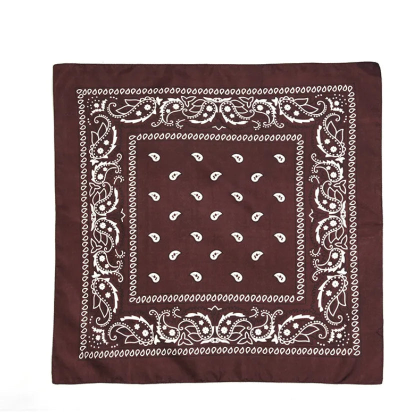 Stylisches bedrucktes Bandana Kopftuch Unisex vielseitig tragbar