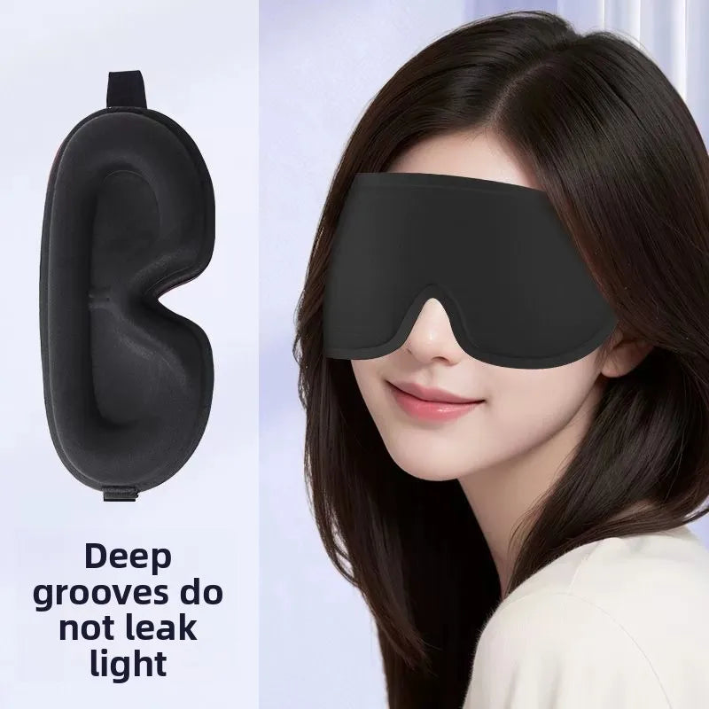 3D Schlafmaske mit Memory Foam für ungestörten Schlaf Reise
