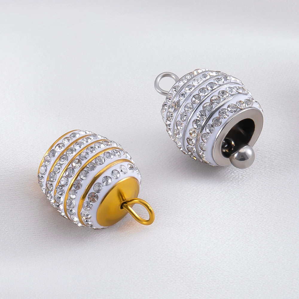 5 Stück Edelstahl Anhänger Gänseblümchen Herz Stern Glocke für Schmuck DIY-Yabubest - Home & More