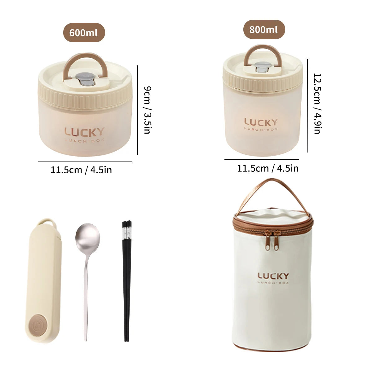 Transparente Kunststoff Lunchbox mit Griff – Mikrowelle, auslaufsicher