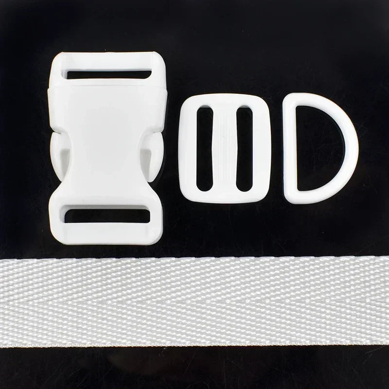 Bunte Kunststoff Tri-Glide D-Ring Schnallen 20/25mm Gurtband DIY 1-5 Sets