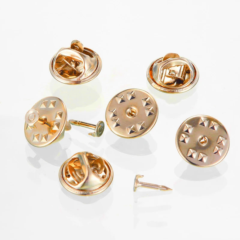 Metall Locking Pin Brosche Abzeichen Halter Verschluss für DIY Schmuck und Handwerk-Yabubest - Home & More