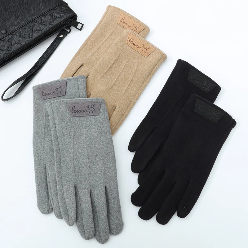 Herren Winterhandschuhe warm wasserdicht Touchscreen rutschfest