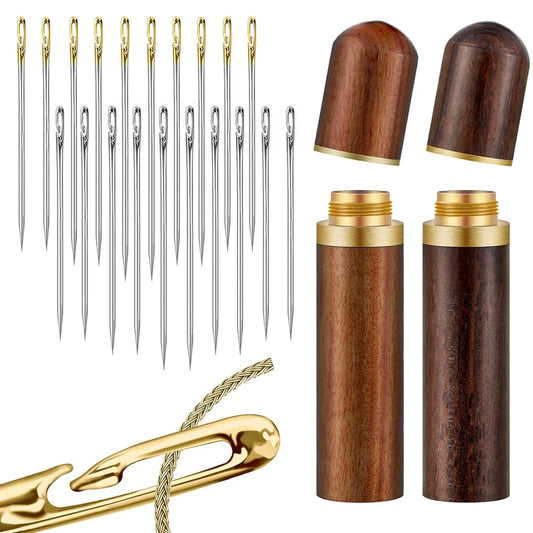 Edelstahl Blindnadeln mit Seitlichen Löchern zum Nähen und Einfädeln