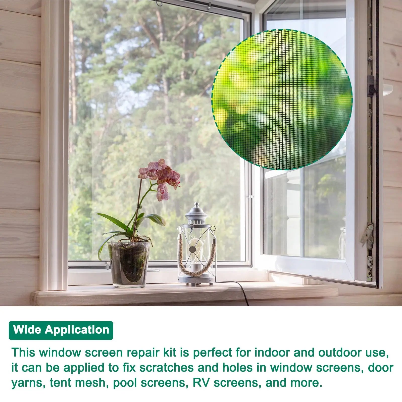 Glasfaser Reparatur Klebeband für Fenster und Türgitter 10cm