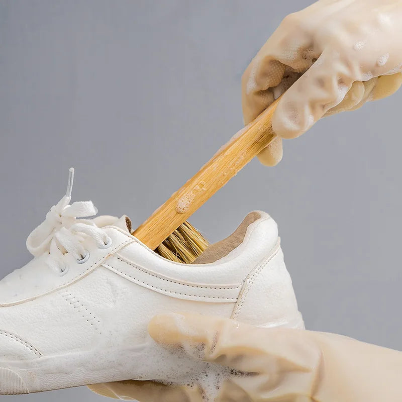 Multifunktions Wäschebürste mit Holzgriff und Schweinehaar für Haushalt