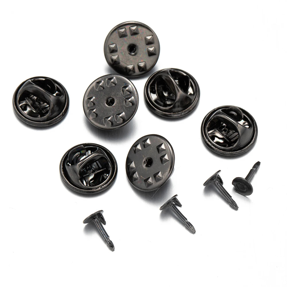 Metall Locking Pin Brosche Abzeichen Halter Verschluss für DIY Schmuck und Handwerk-Yabubest - Home & More