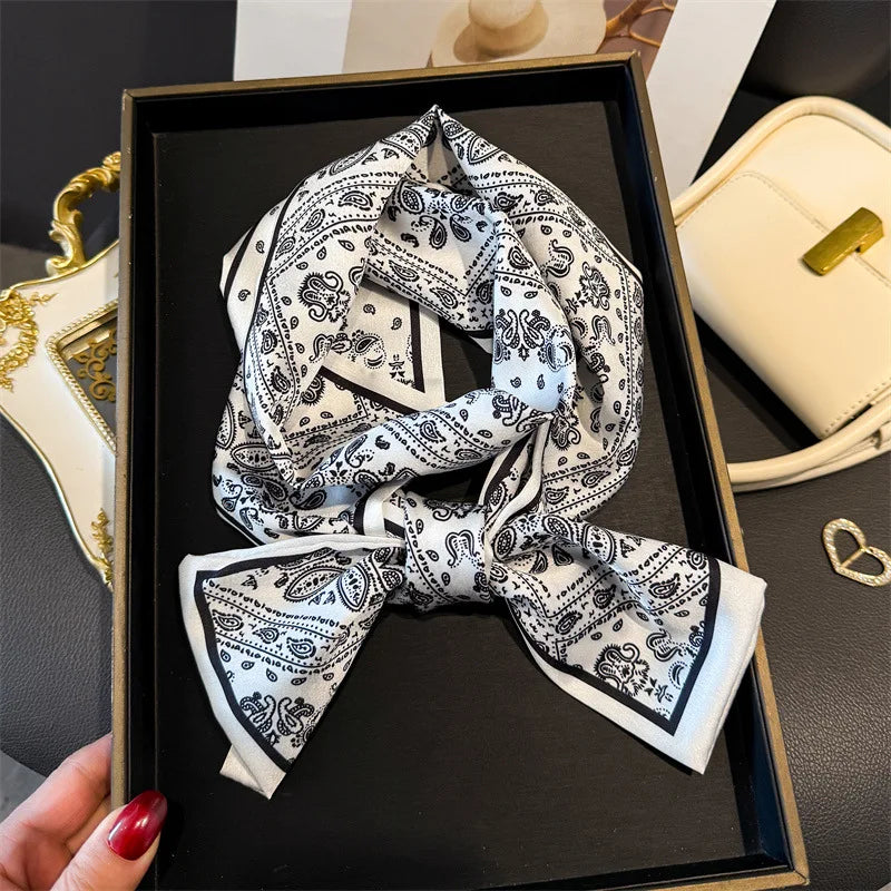 Dünner Seidenschal für Frauen – Multifunktionales Halstuch-Yabubest - Home & More