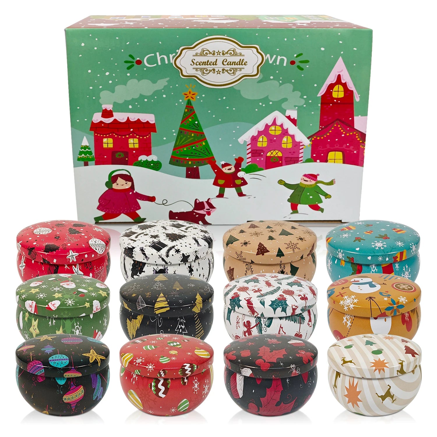 6/12 Packungen Duftkerzen für festliche Anlässe-Yabubest - Home & More