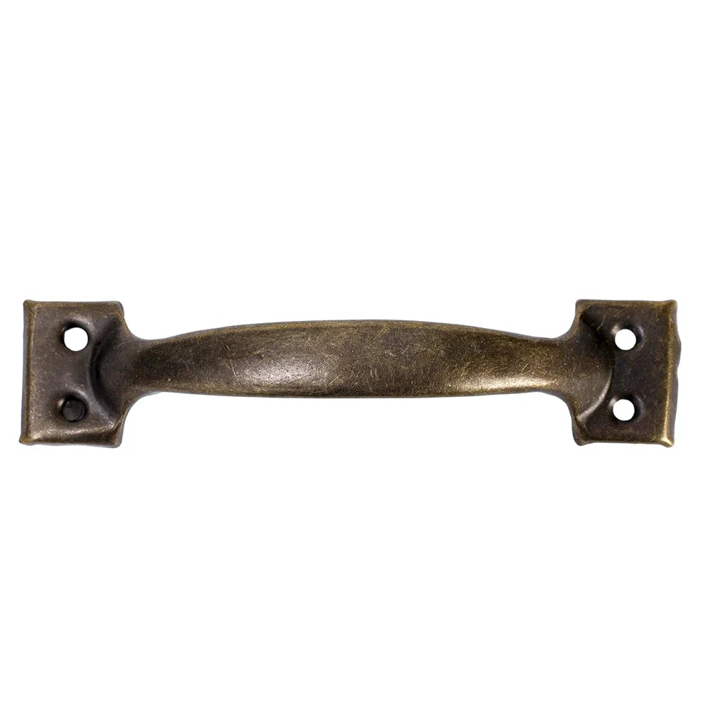 Vintage Möbelgriffe Gebogen Metall für Schubladen Schränke Türen