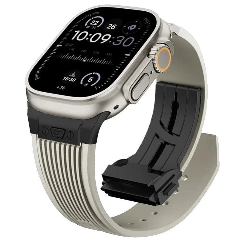 Sport-Silikonarmband für Apple Watch Ultra und Serie 11, 49 46 45 44 mm-Yabubest - Home & More