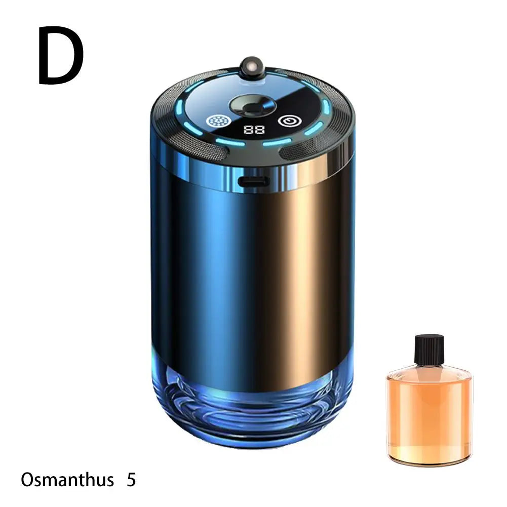 Wiederaufladbarer Auto Lufterfrischer mit 5 Stufen einstellbarem Aroma-Diffusor