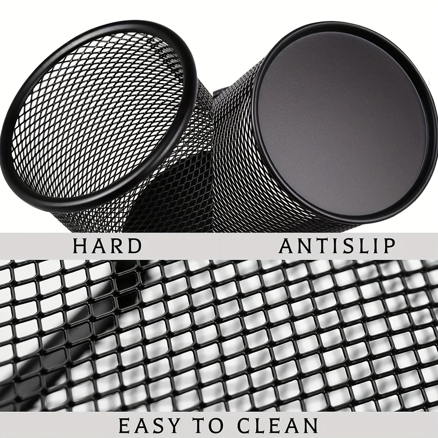Metall Stifthalter mit Mesh-Design – Multifunktionale Schreibtisch-Aufbewahrung