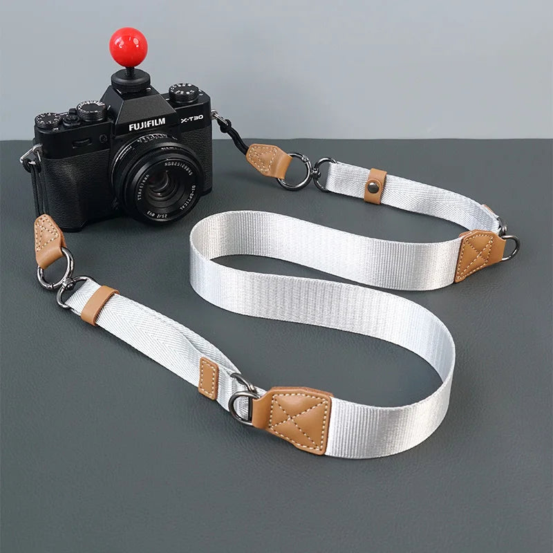 Nylon Kameragurt Schultergurt verstellbar Schnellverschluss Systemkamera