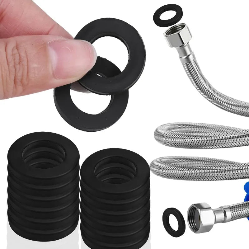 Flache Unterlegscheiben aus Gummi für Wasserhahn-Reparaturen-Yabubest - Home & More