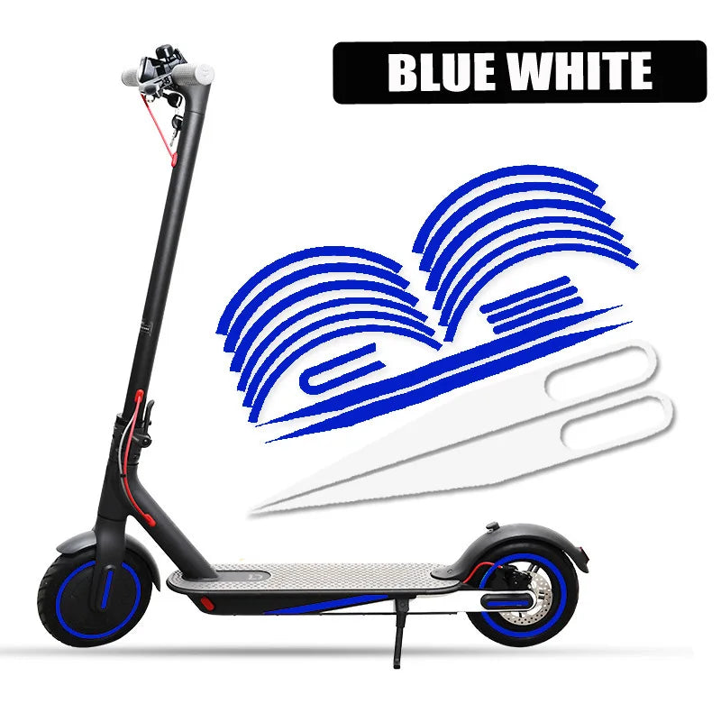 Reflektierende PVC Warnstreifen mit starker Nachtsicht für Scooter