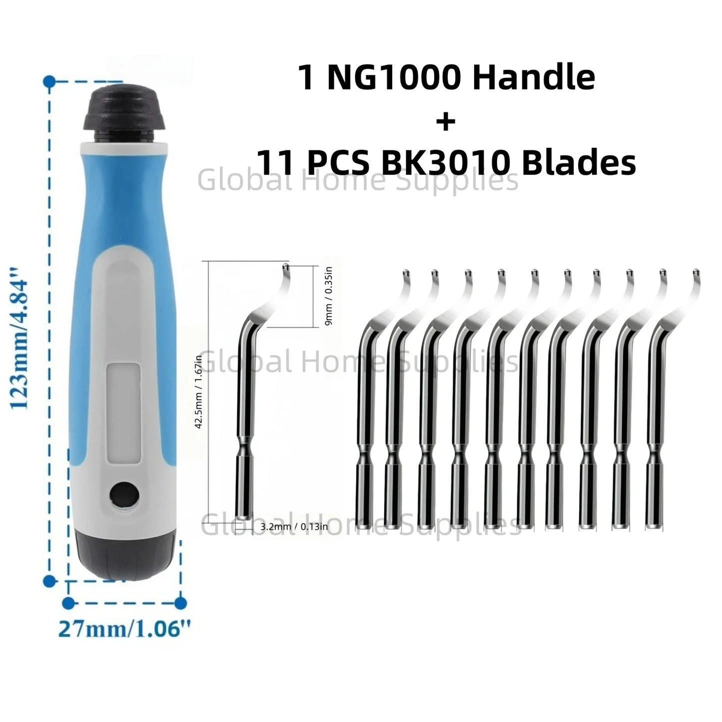 NG1000 Entgratungs-Reibahlenwerkzeug-Set mit Schwenkblättern für Sanitär