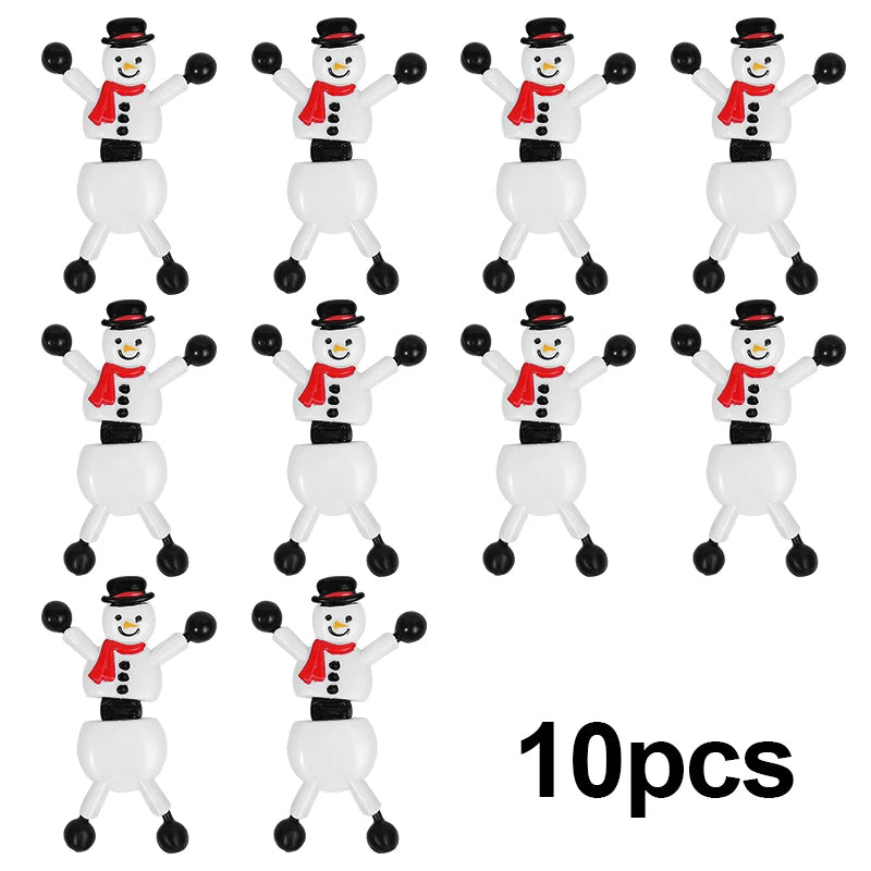 Süße Schneemann Spielfiguren als Weihnachtsgeschenk und Partyfüller