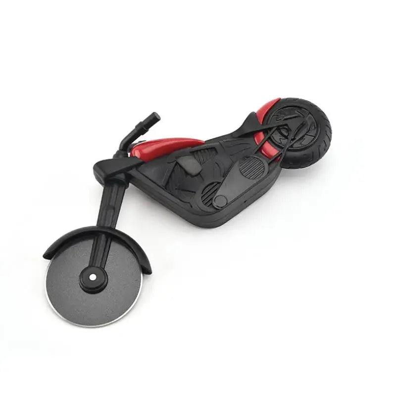 Edelstahl Motorrad Pizza Schneider Rad für Pizza, Kuchen - Waffeln – Küchenzubehör