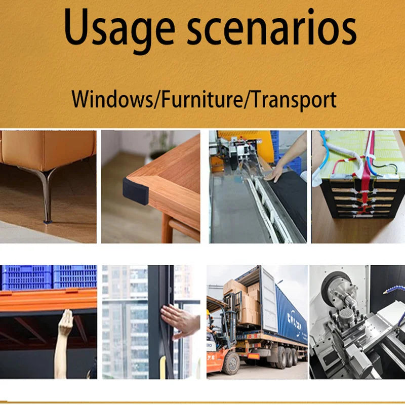 Einseitiges Schaumstoffband als stoßdämpfende, schalldichte und wasserdichte Dichtung