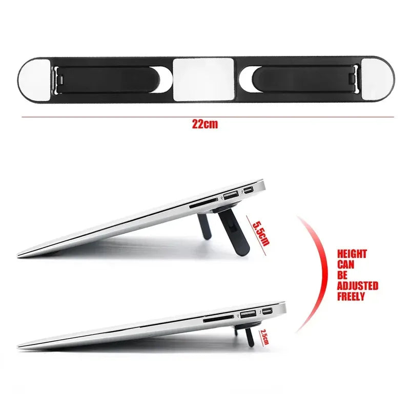 Universeller Laptop Riser Ständer aus Kunststoff mit Kühlfunktion