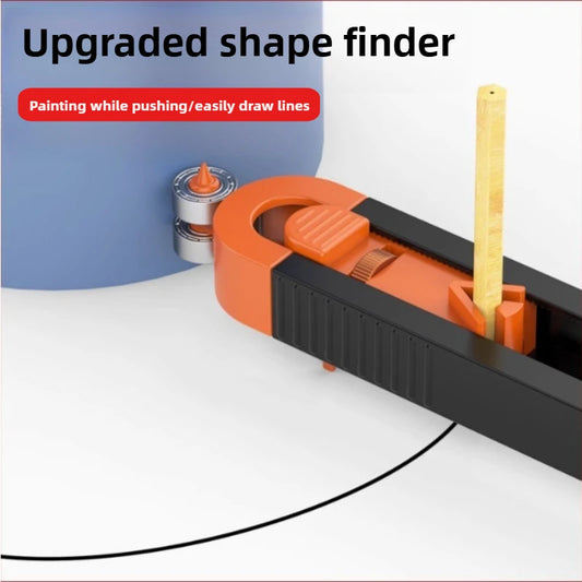 Profilreißlineal mit verstellbarem Verriegelungsmechanismus zum Messen von Konturen-Yabubest - Home & More