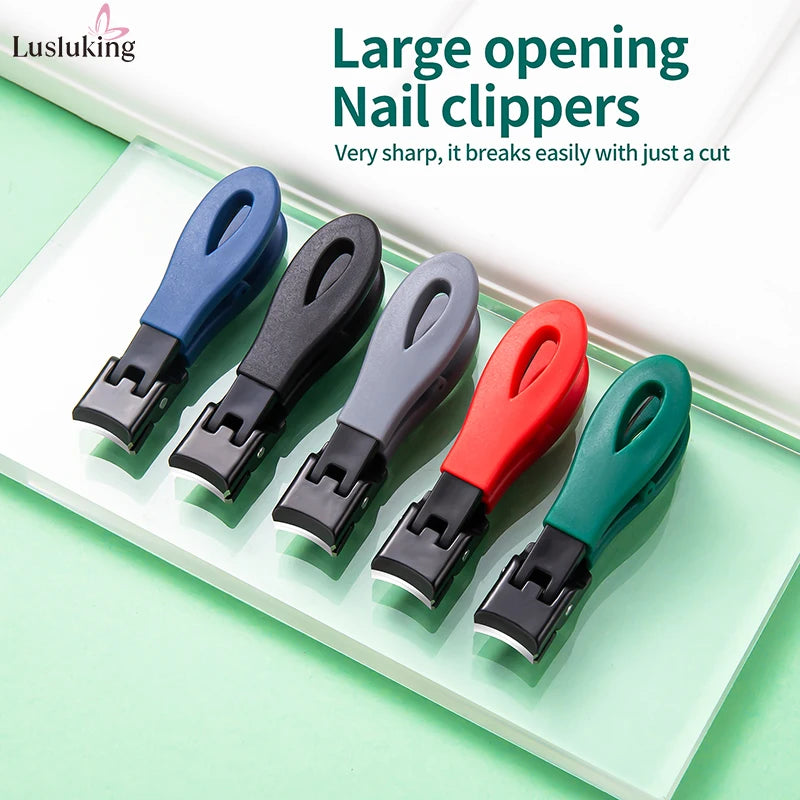 Präziser Nagelknipser für dicke Nägel mit 8mm Öffnung, Edelstahl - Anti-Rutsch-Griff
