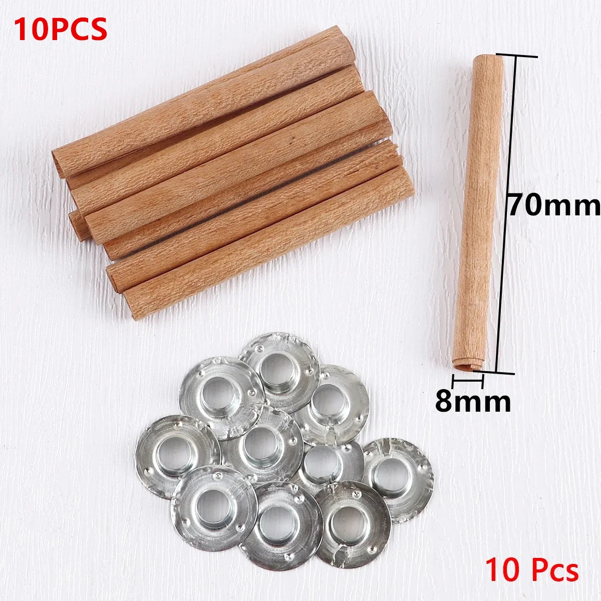 Natürliche Holzdochte für DIY Kerzen – Sauberes Abbrennen