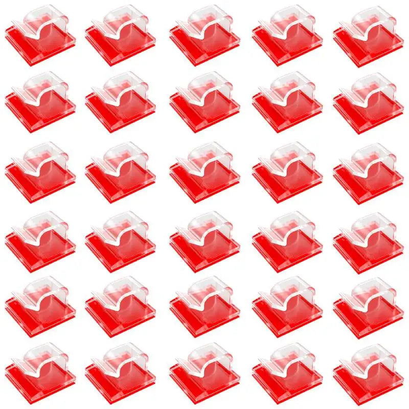 40 Stück selbstklebende Kabelclips für sauberes Kabelmanagement zuhause