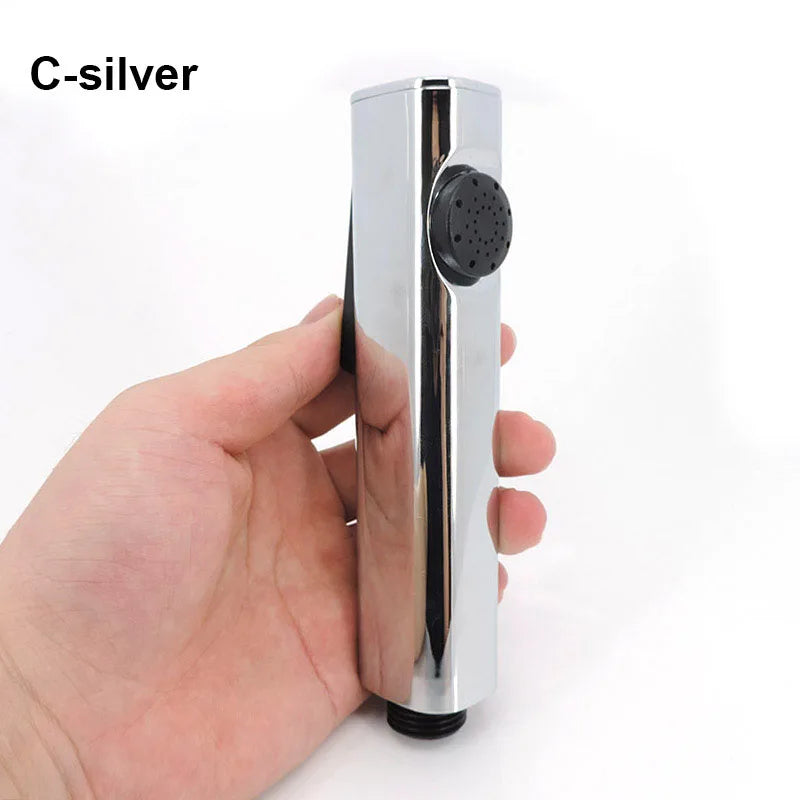 Weiß Silber Handheld Badezimmer Bidet Duschkopf Toilettensprüher Sprühdüse