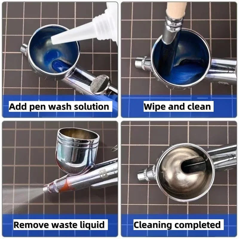 Effiziente Airbrush Reinigungsbürste für Modellbau und DIY