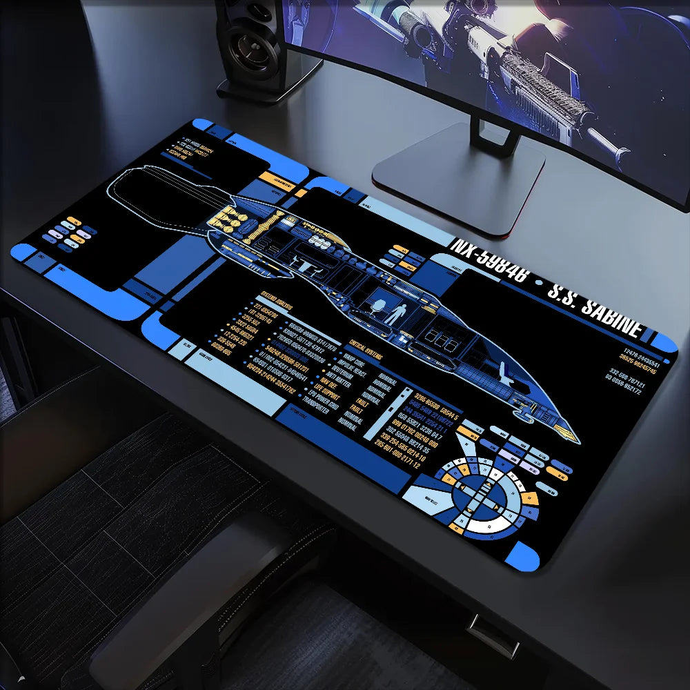 Großes Gaming Mauspad für Büro - Schreibtisch – Rutschfest - Verdickt