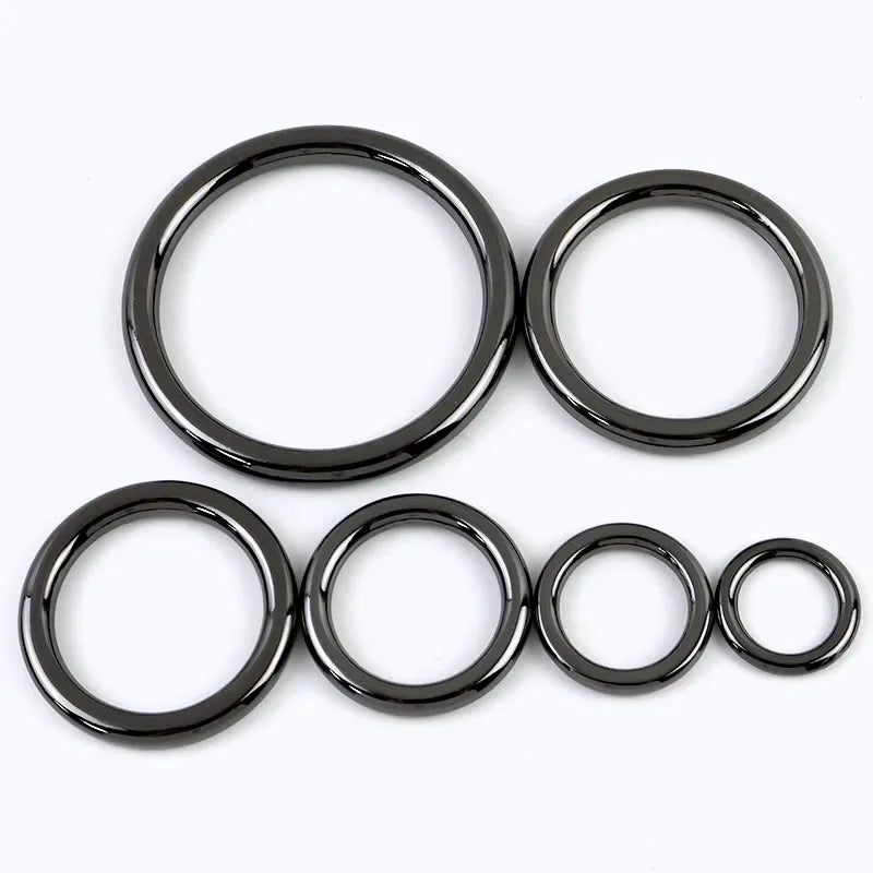 5/10x Metall Karabiner Ring Schnallen 15-50mm für Tasche, Hundeleine, Gürtel