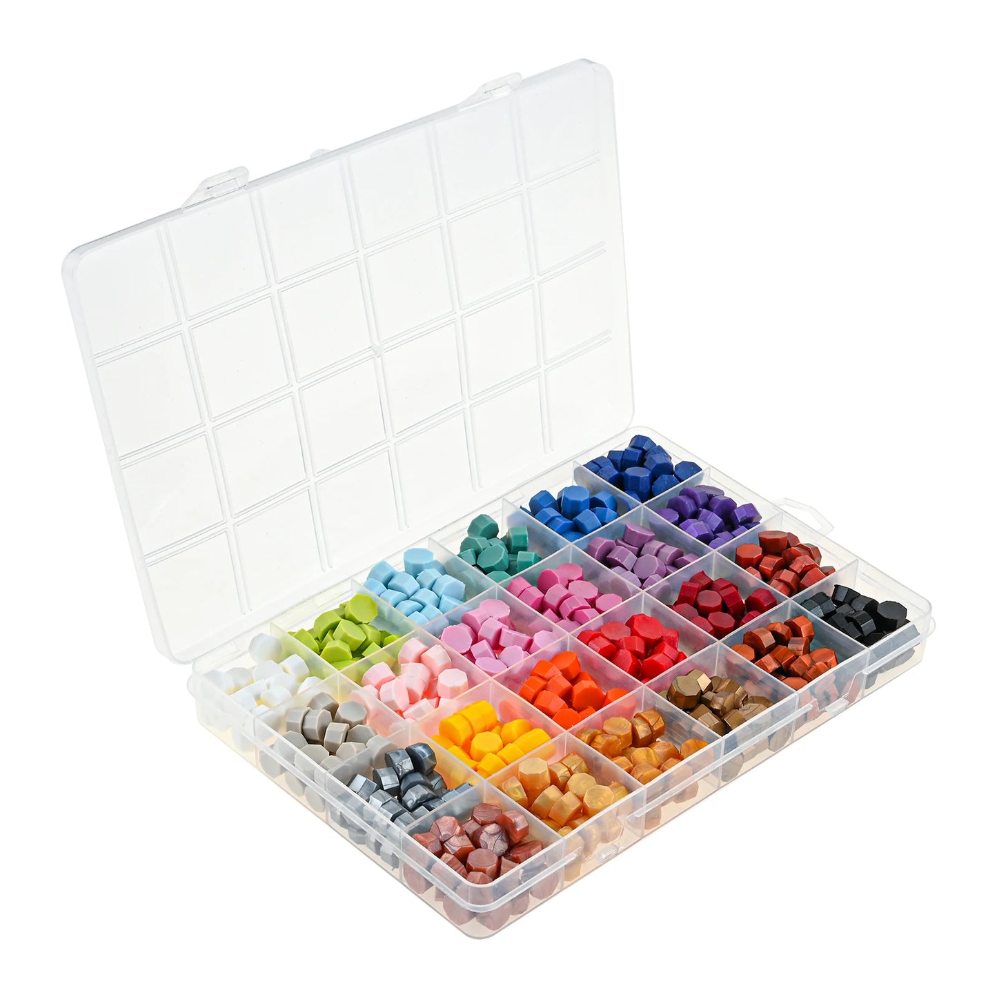 Umfangreiches Siegelwachs Set 24 Farben für kreative Dekorationen