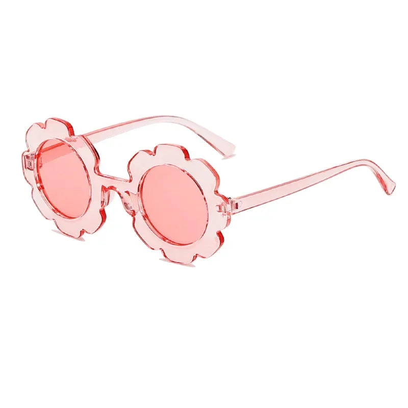 "Sonniger Schutz: Runde Sonnenblume Kinder Sonnenbrille mit UV400 für Kleinkinder"