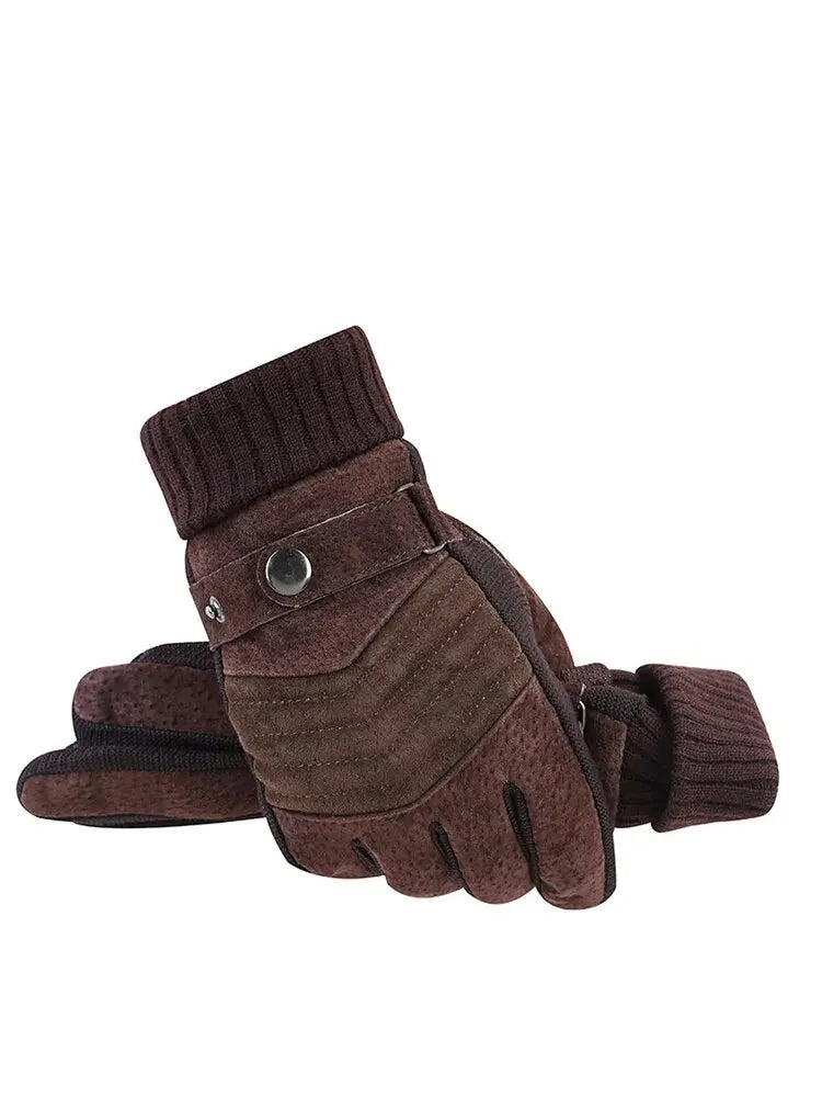 Warme Winter Handschuhe für Herren winddicht und Touchscreen fähig