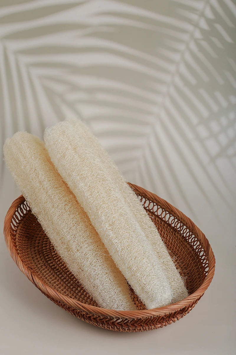 Sanfter natürlicher Luffa Waschpinsel – 1 Stück für Körper- & Küchenreinigung